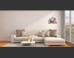 Modern living room with EasyCraft Easy VJ 100 wall panels