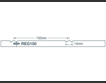 Cross section profile drawing of EasyCraft Easy Regency Panels 150