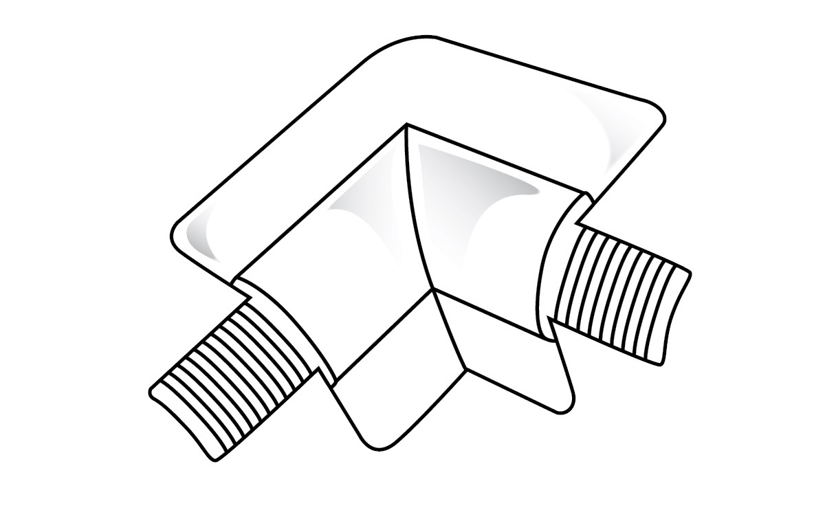 trimtex 19mm 2 way bullnose internal corner