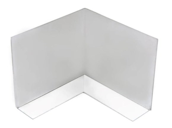 oblique cladding 14mm aluminium trimline internal corner jointer