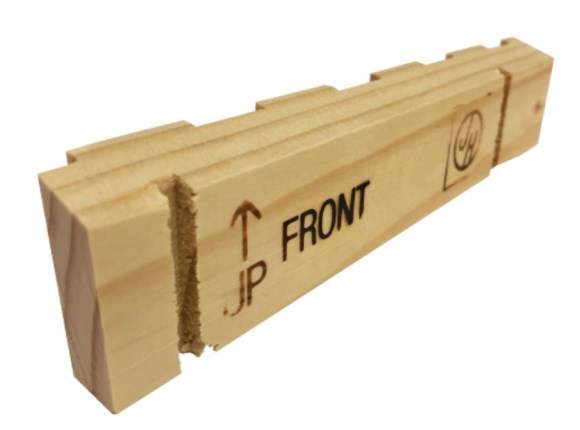 oblique cladding castellated timber batten 20x45x2700mm limited stock available