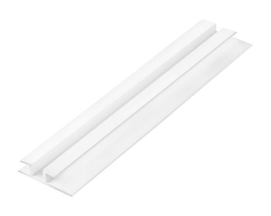 james hardie white pvc eaves joiner 3000mm x 4.5mm