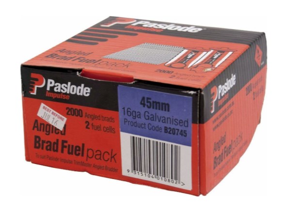 paslode impulse trimmaster 16g 45 bfp x 2000 b20745