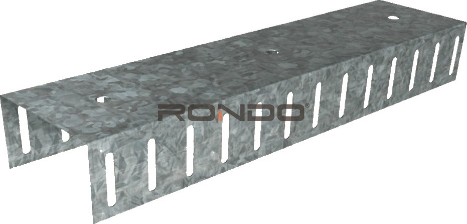 rondo 64mm x 3000mm 1.15bmt slotted deflection head track