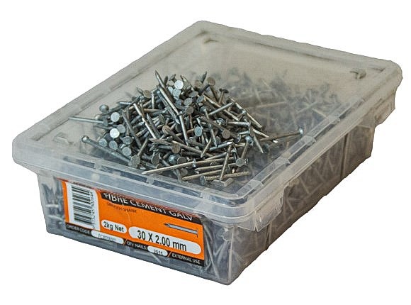 fibre cement nails 2.0mm x 25mm 5kg